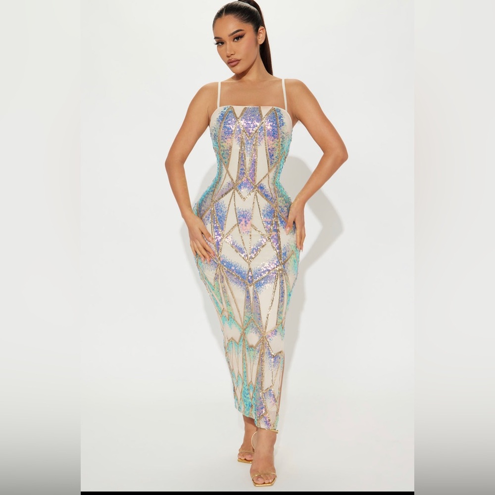 Sequin Maxi dress FashionNova